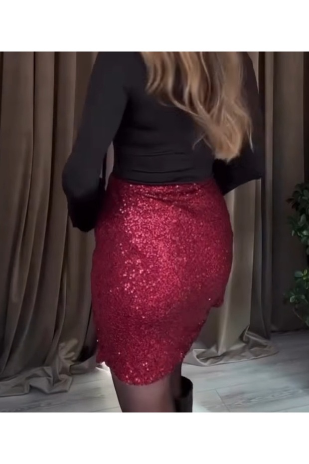 Drapeli Payet Etek - 3