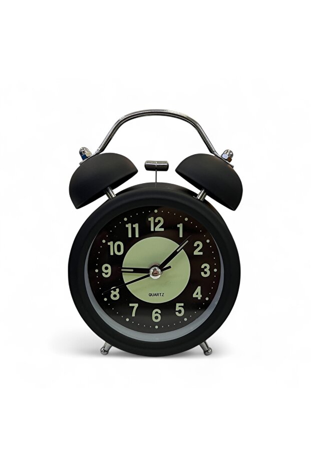 Table Clock with Bell and Phosphor Mareno - 1