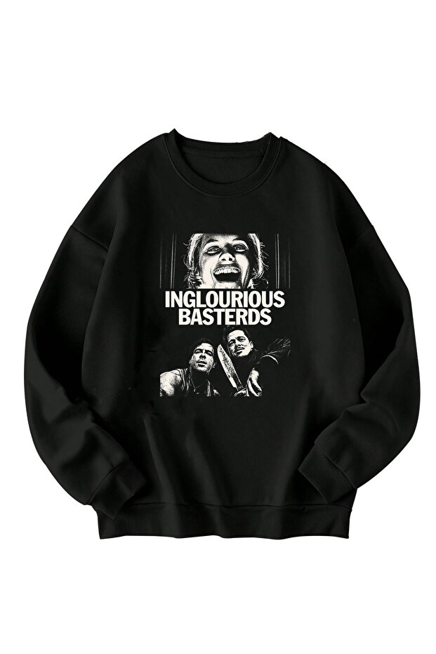 Inglorious Bastards Printed Oversized Unisex Sweatshirt