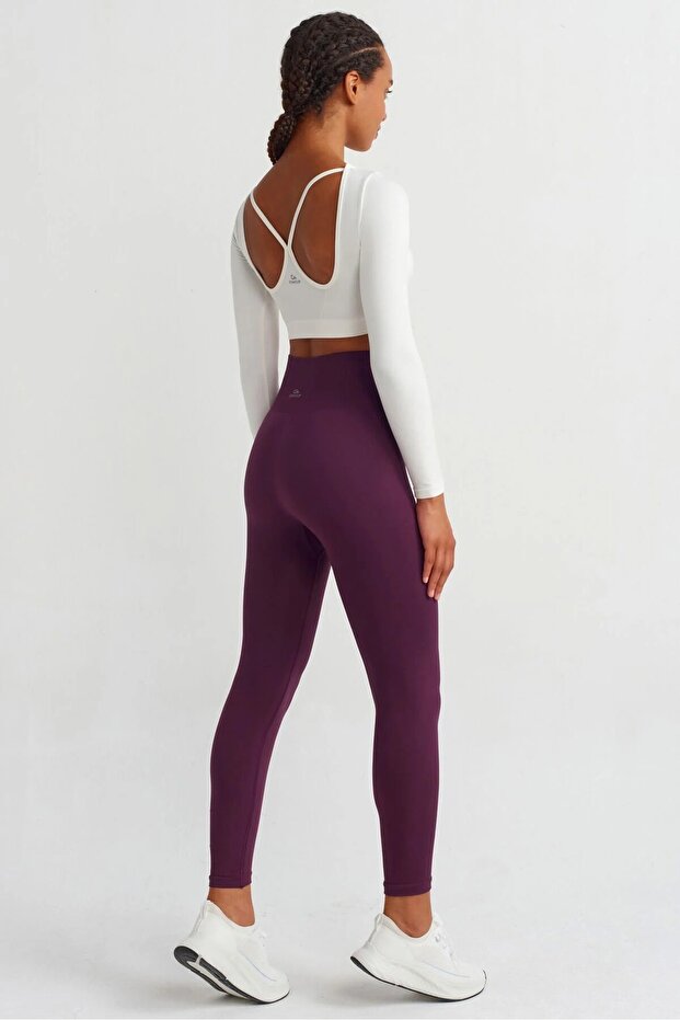 Crop cu brățări și căptușeală, culoare ecru - 6