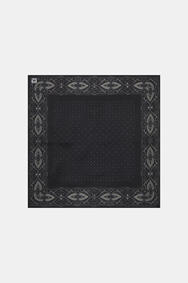 DESENLİ İPEK MENDİL - 1