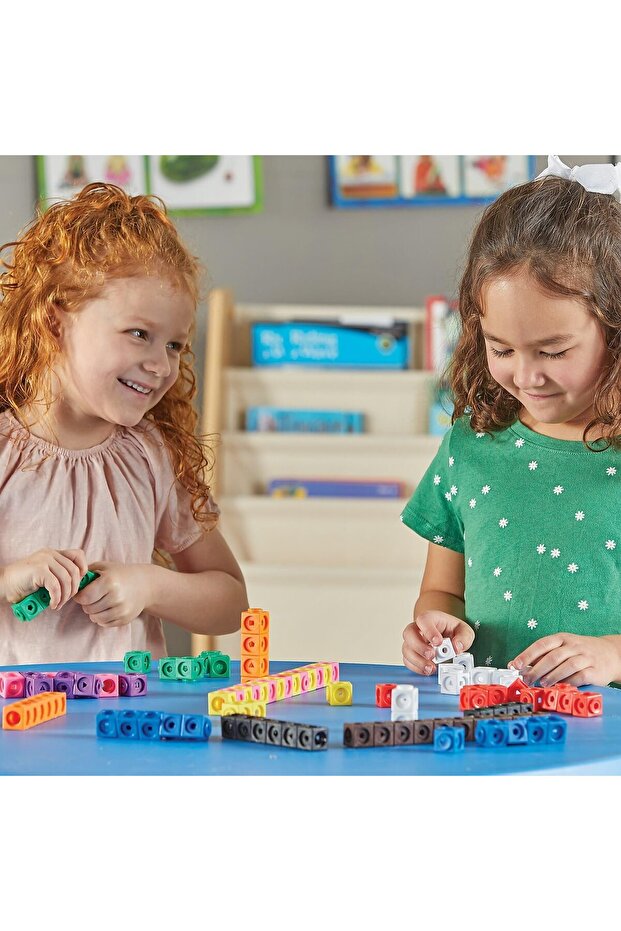Mathlink Cubes, Educational Counting Toy, Set of 100 Cubes Multicolor - 3