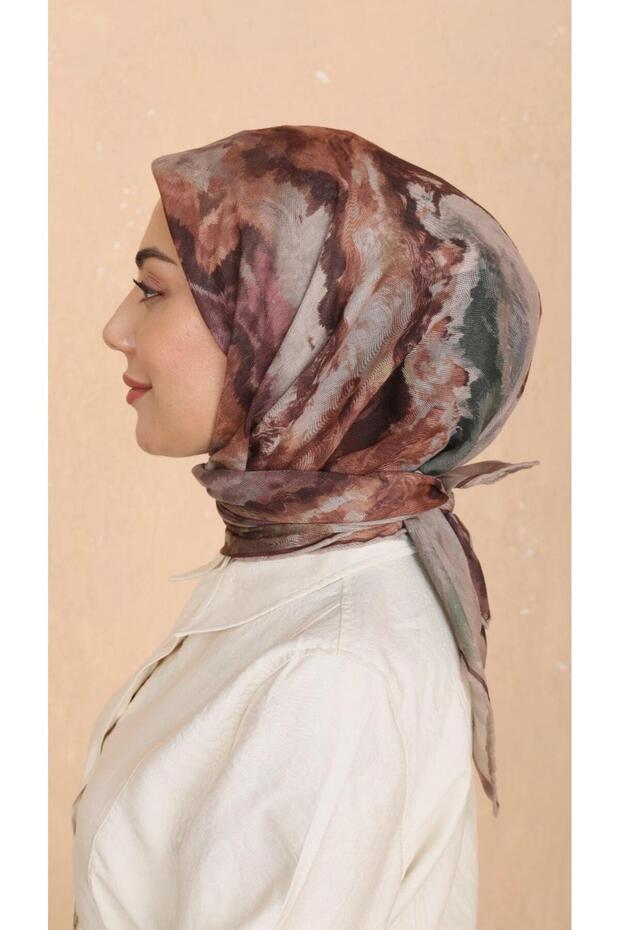 Soft Pamuk Eşarp Taba-4 - 3