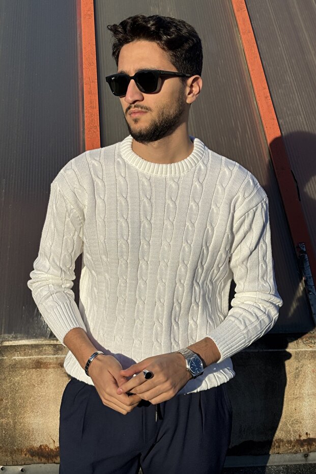 Crew Neck, Hair Knit, Regular, Comfortable Fit, Winter, Knitwear Knitted Sweater 25Pltk19