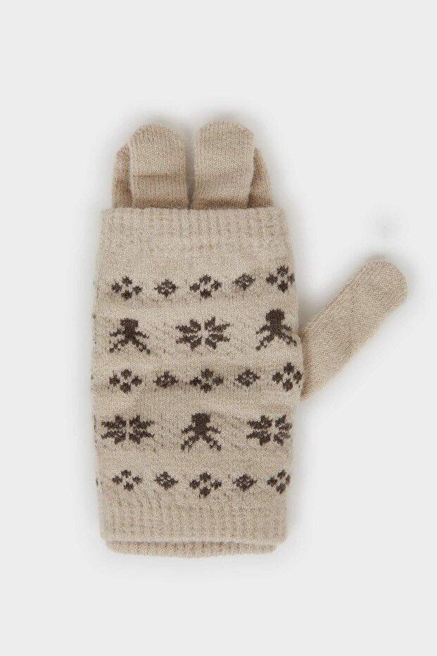 Kadın Triko 2'li Eldiven (25 WN) - 1