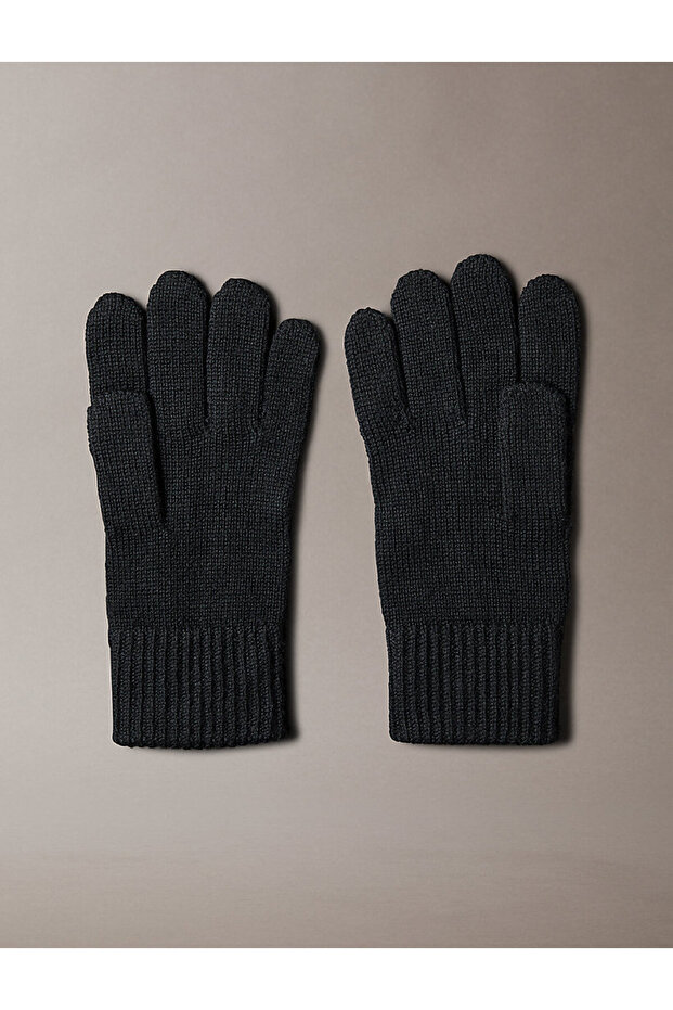 PATCH WOOL KNITTED GLOVES - 2