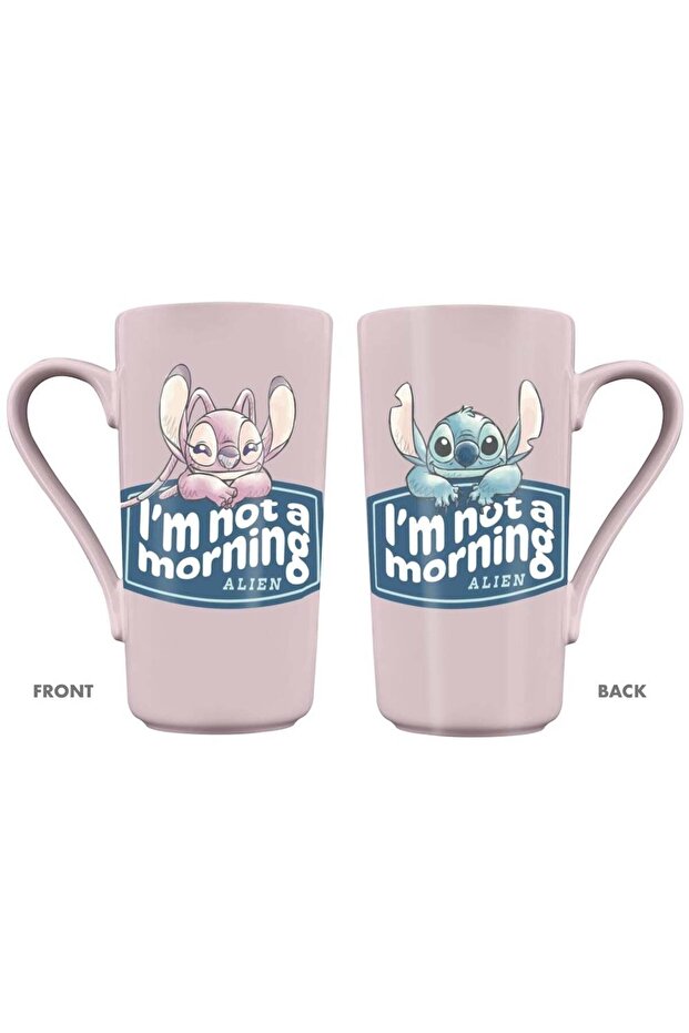 STITCH & ANGEL - I'm not a Morning Alien - Latte Mug 16,5oz