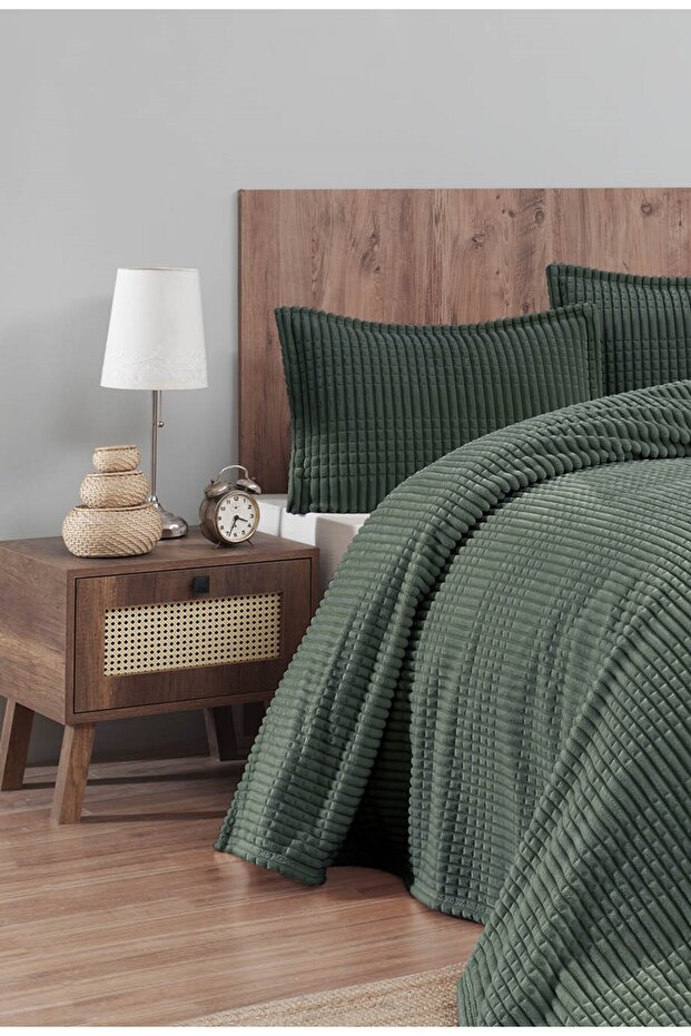 Modern Line 3 Piece Double Blanket Set - 220X240 cm - Original Box - New Colors