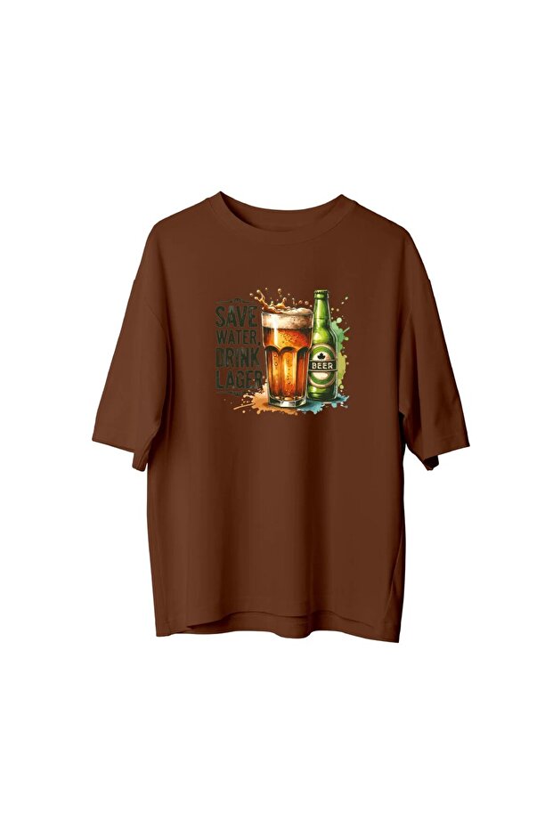 Drink Beer - Oversized T-Shirt