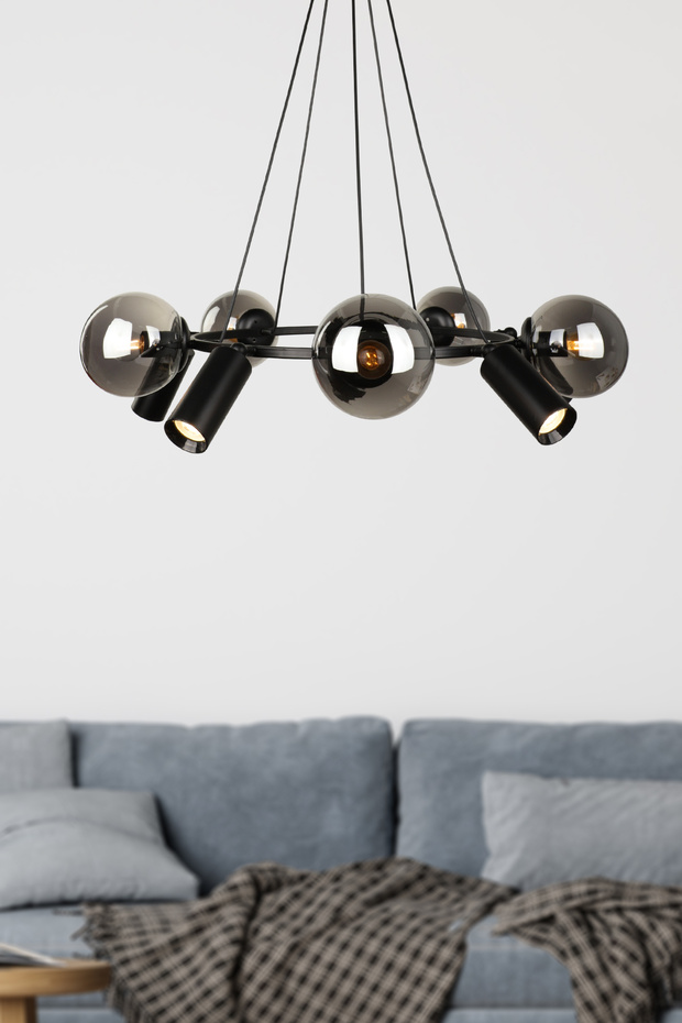 Akyol 10.Lu Avize Siyah - 1