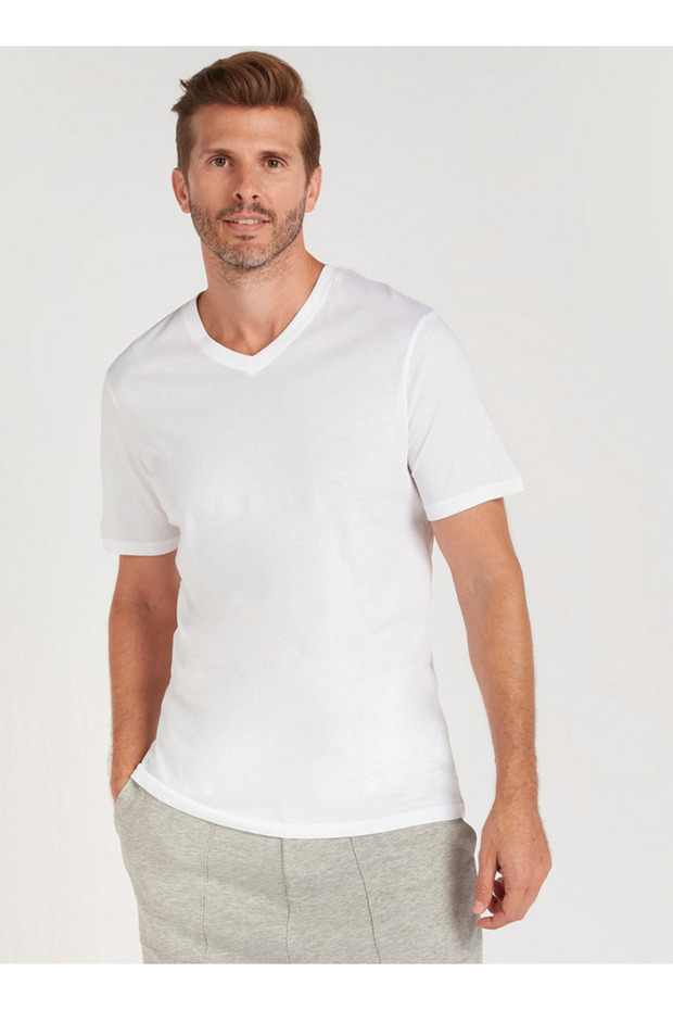 Set of 3 - Round Neck Vest with Short Sleeves