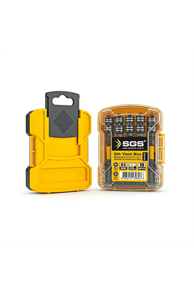 MANYETİK ÇİFT YÖNLÜ BİTS UÇ PH2 65mm Black-Pro Series 10 lu Paket - 2