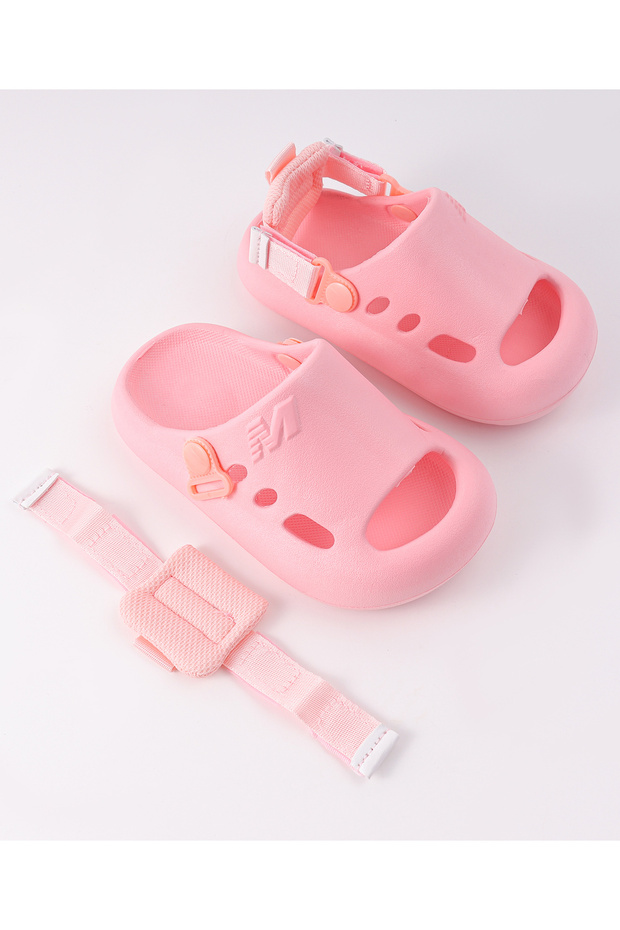 قباقيب بإغلاق خلفي - وردي - 7