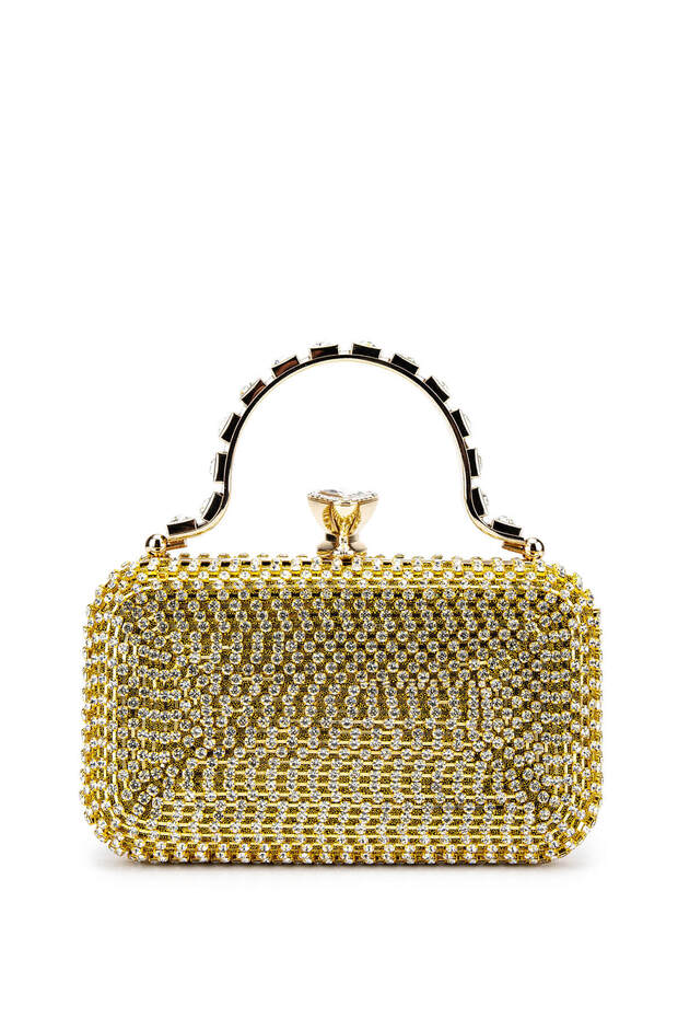 Women's Vegan Yellow Evening Dress Bag