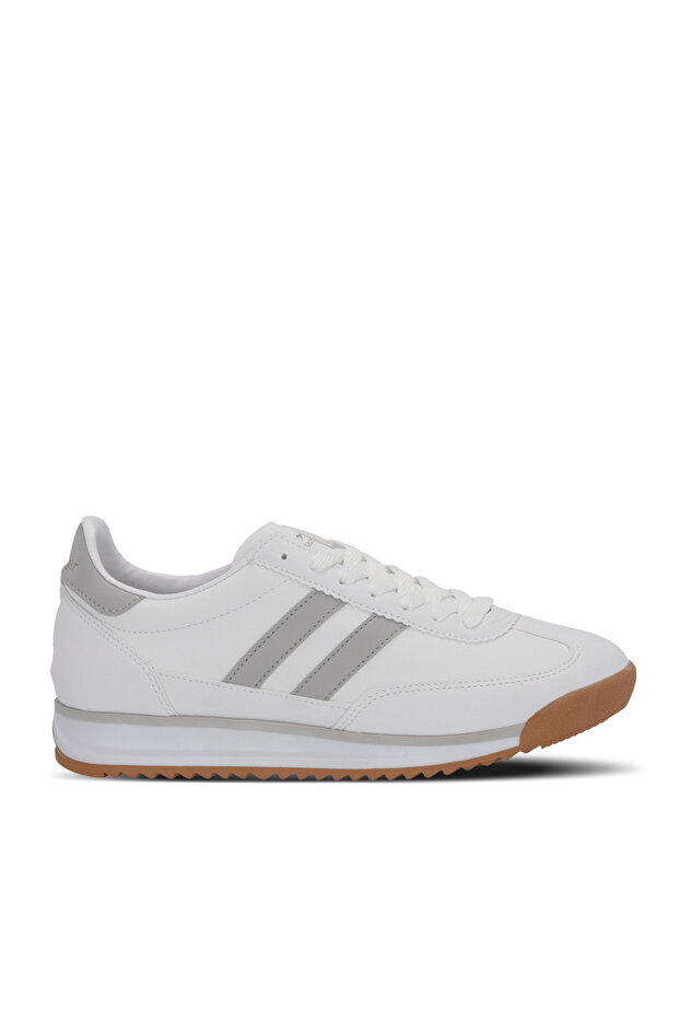 Oklahoma Women's White / Gray Casual Sneakers
