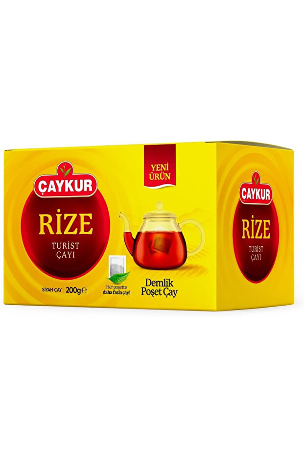 Rize Tourist Black Teapot Bag Tea 200 Gr 9 Pieces