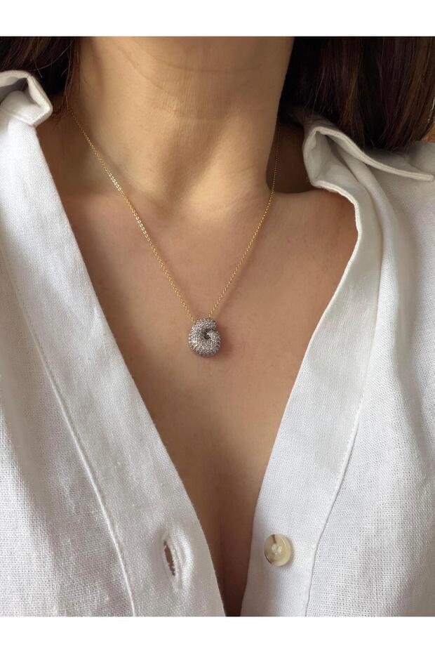 Çelik Balon Harf Kolye - 1