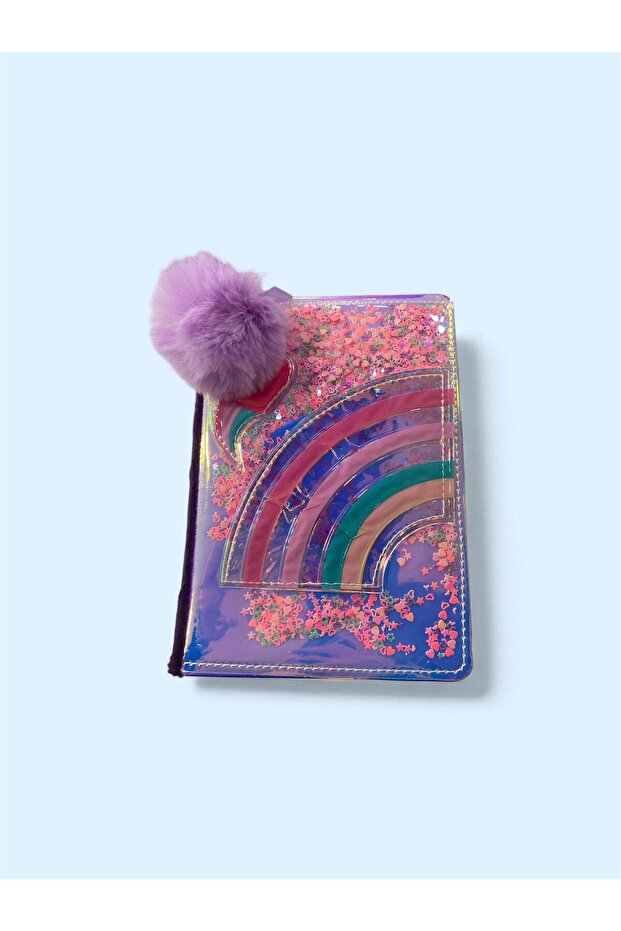 Plush Patterned Notebook A5 Notebook Lined - 1