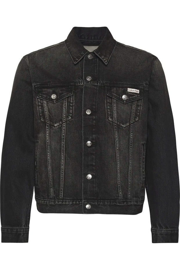 سترة KLEIN BLACK CLASSIC TRUCKER للرجال باللون الأسود