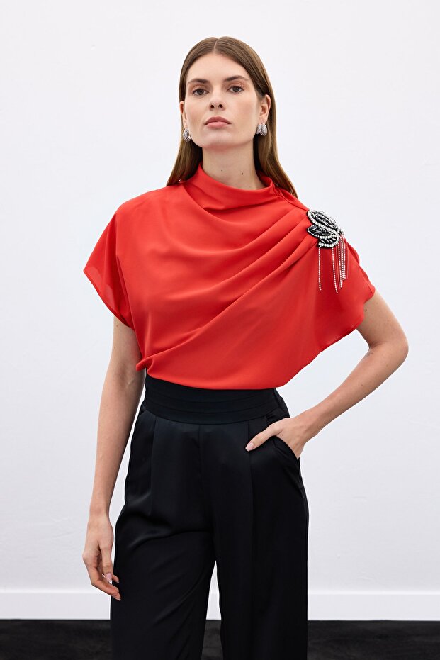 ŞIK SALAŞ BLUZ - 1