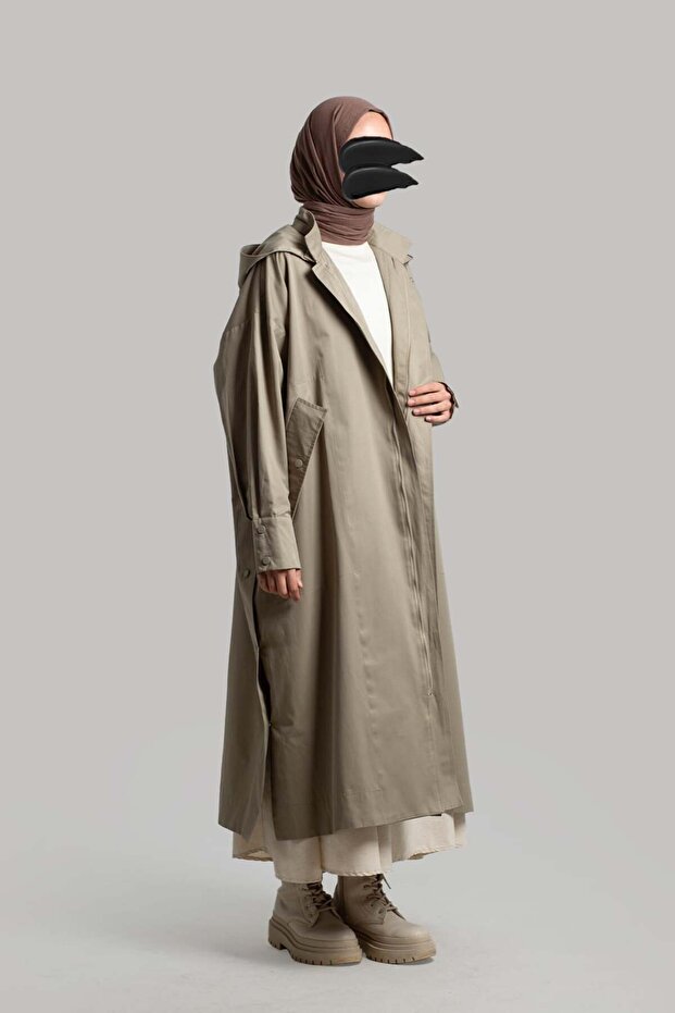 Parka Yağmurluk - Adaçayı - 8