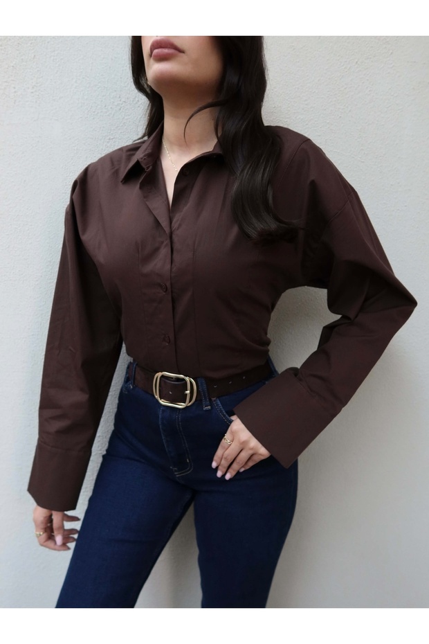 Belden Oturtmalı Basic Gömlek - 3