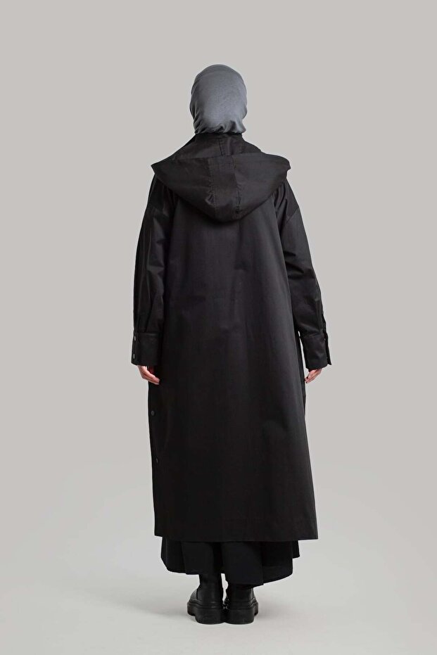 Parka Yağmurluk - Siyah - 7