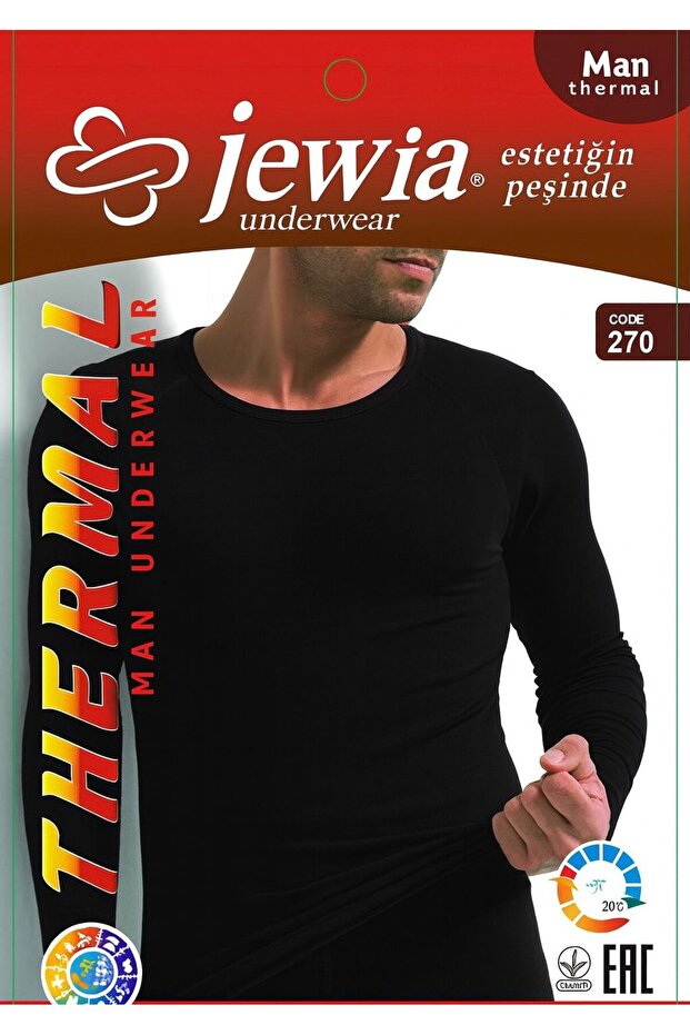 Black Long Sleeve Cycling Necklace Style Men's Thermal
