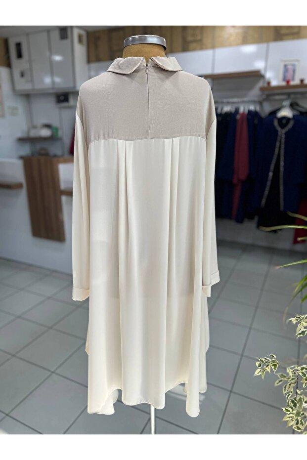 Şifon Detaylı Tunik - 3