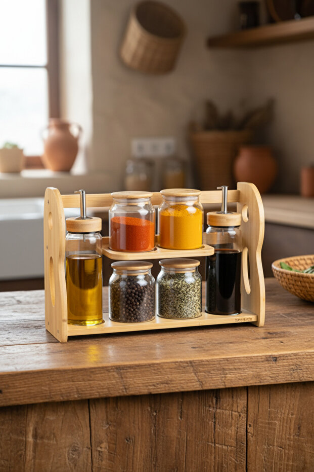 Norelle 6 Parça Bambu Mutfak Seti - 1