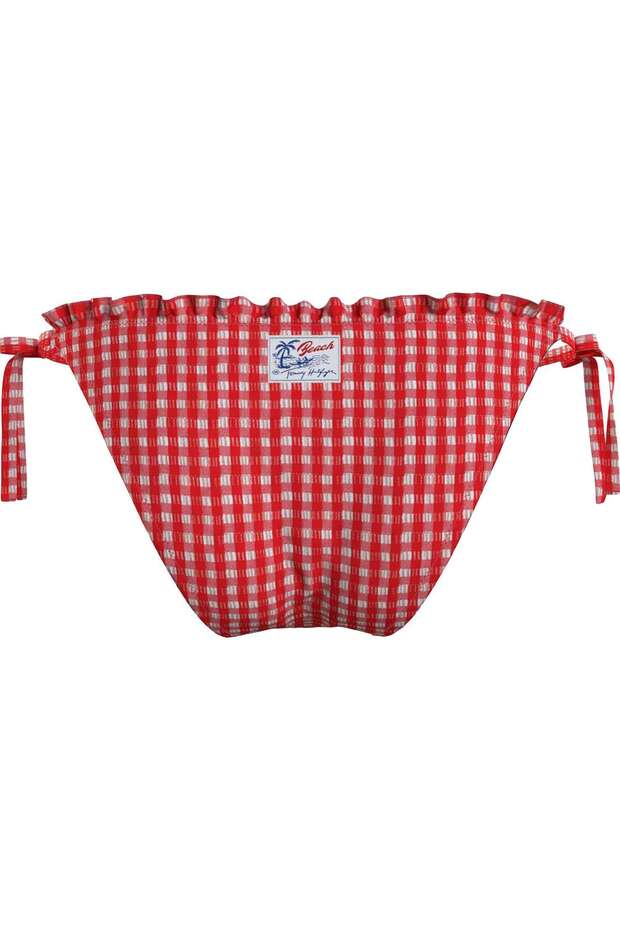 STRING SIDE TIE CHEE Kadın Kırmızı Bikini Altı - 2