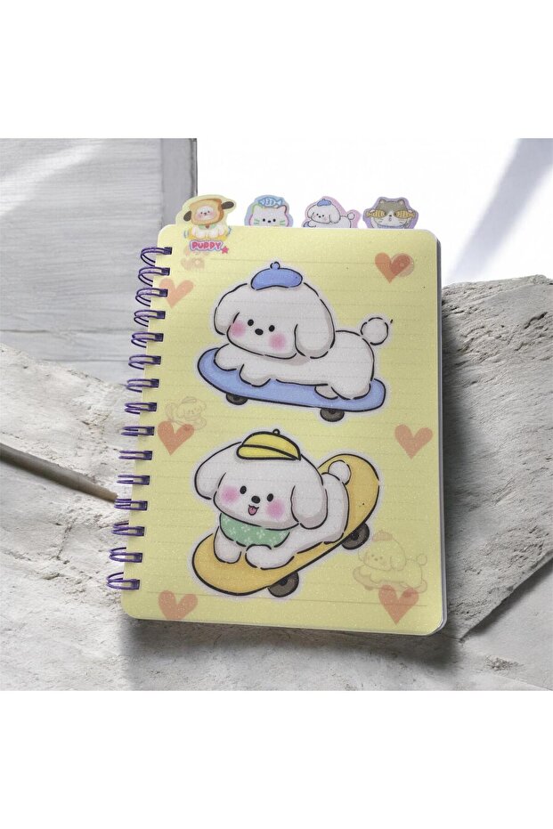 Cat Notebook with Divider Lined - 3