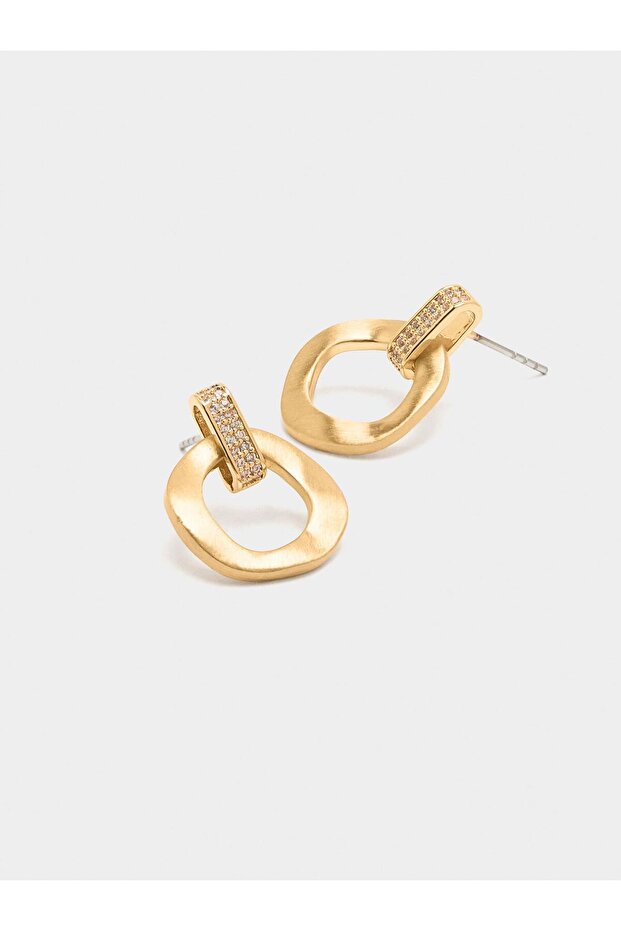 Düzensiz Halka Küpe - 1