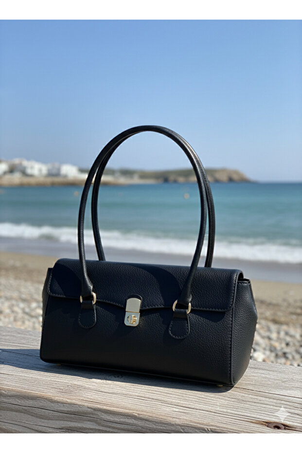 Çift Kulplu Baget Çanta - 5