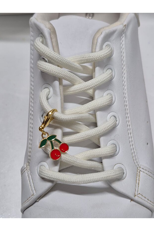 Melkady 1304C - Cherry Figured Bag, Zipper, Shoe Ornament, Charm - 1 Piece