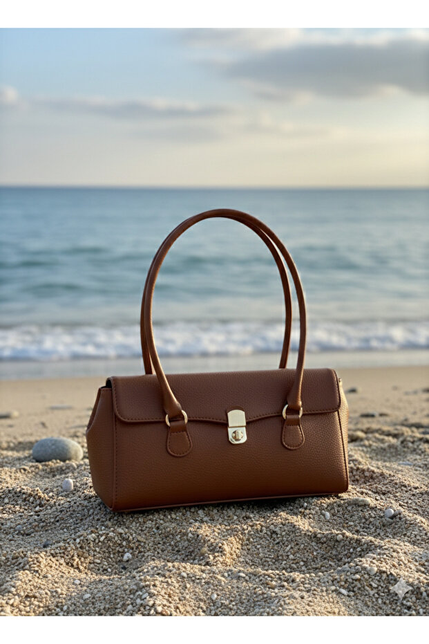 Çift Kulplu Baget Çanta - 4