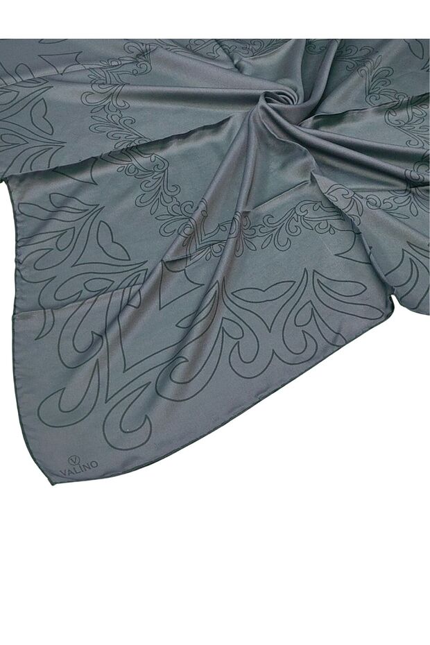 Valino Patterned Chiffon Scarf – 90X90 cm