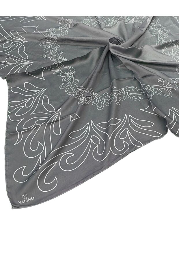 Valino Gradient Patterned Chiffon Scarf – 90X90 cm
