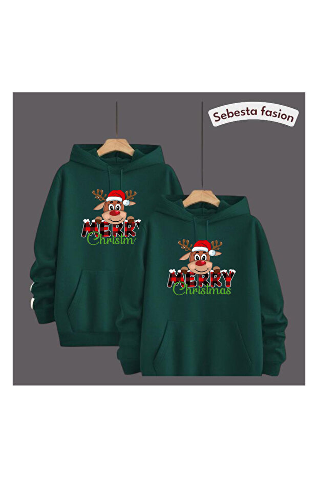 New Season Christmas Lover Combination Digital Printed Double Sweatshirt