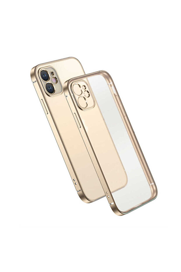 حافظة Gbox متوافقة مع هاتف iPhone 11 - فضي - 2