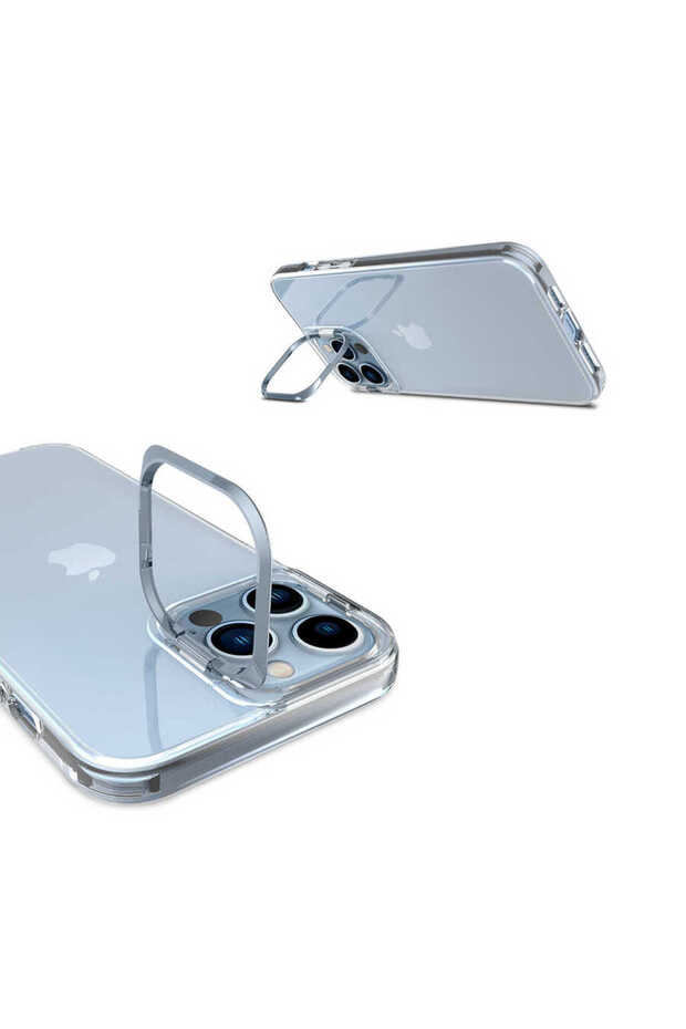 حافظة سكوبا متوافقة مع هاتف آيفون 13 برو ماكس - فضي - 5