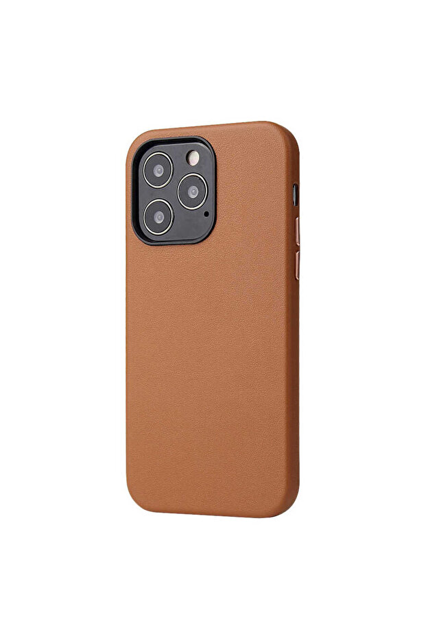 حافظة SAFA Eyzi المتوافقة مع هاتف iPhone 13 Pro - بني - 1