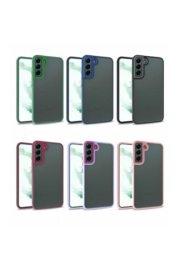 حافظة سافا فلورا المتوافقة مع جالاكسي إس 22 بلس - أحمر - 3