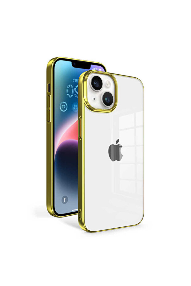 حافظة آيفون 14 بلس المتوافقة مع SAFA Sun - ذهبي - 1