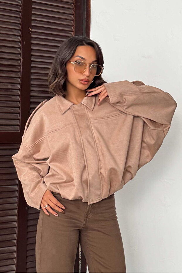 Scuba Suede Coat - Mink | F2017