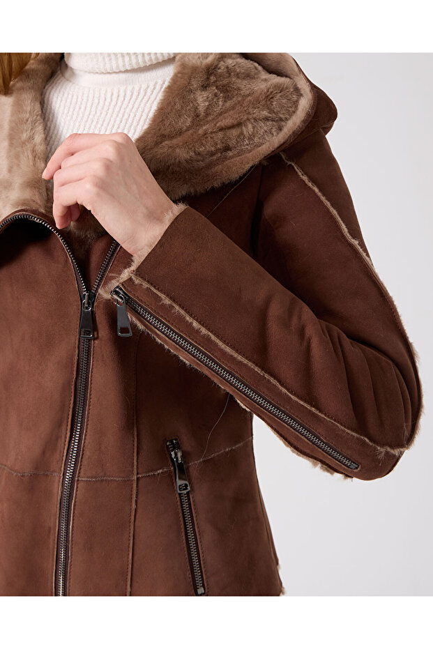 Control Kadın Deri Ceket - 6