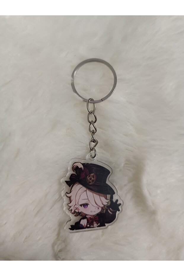 Genshin Acrylic Lyney Anime Keychain Bag Ornament (4 cm)