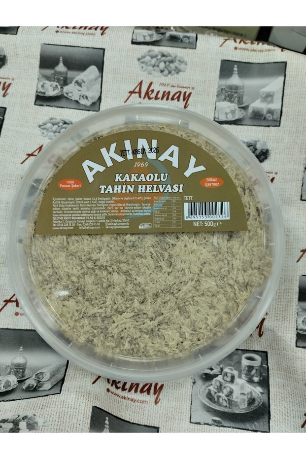 500 Gr Akınay Tahini Halva with Cocoa