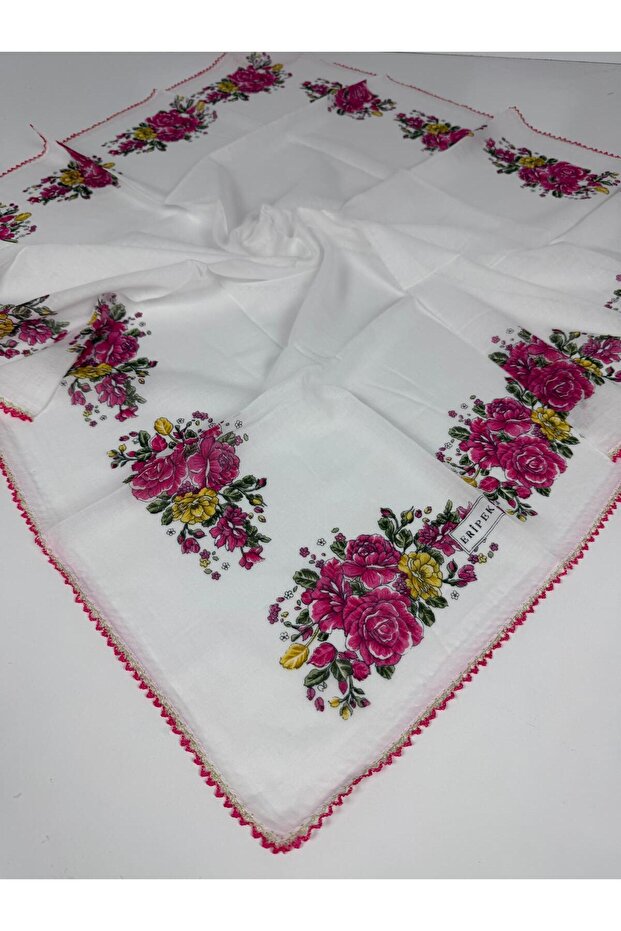 Embroidered Organic Cotton Writing- 06083-04