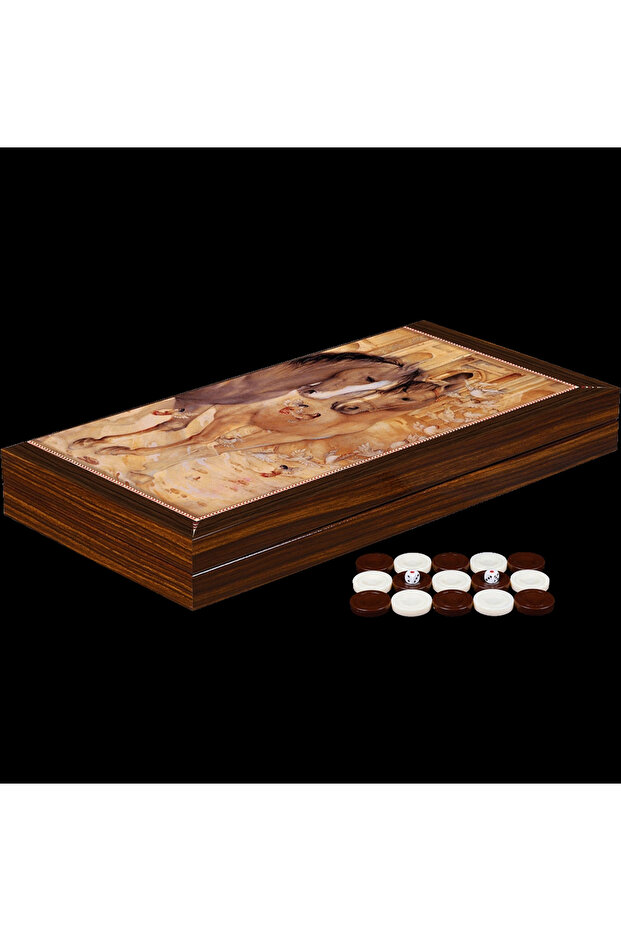 عمل فني للعبة الطاولة مع الحصان - 2